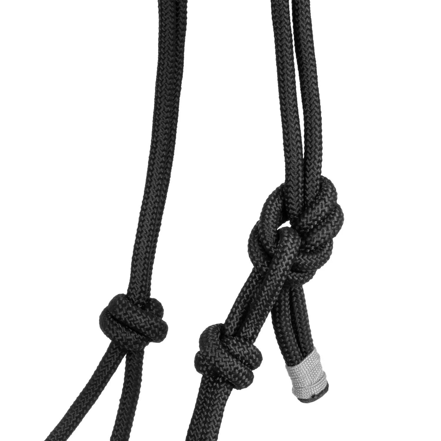 Cavezza con corda intrecciata sulla nasalina 2/4