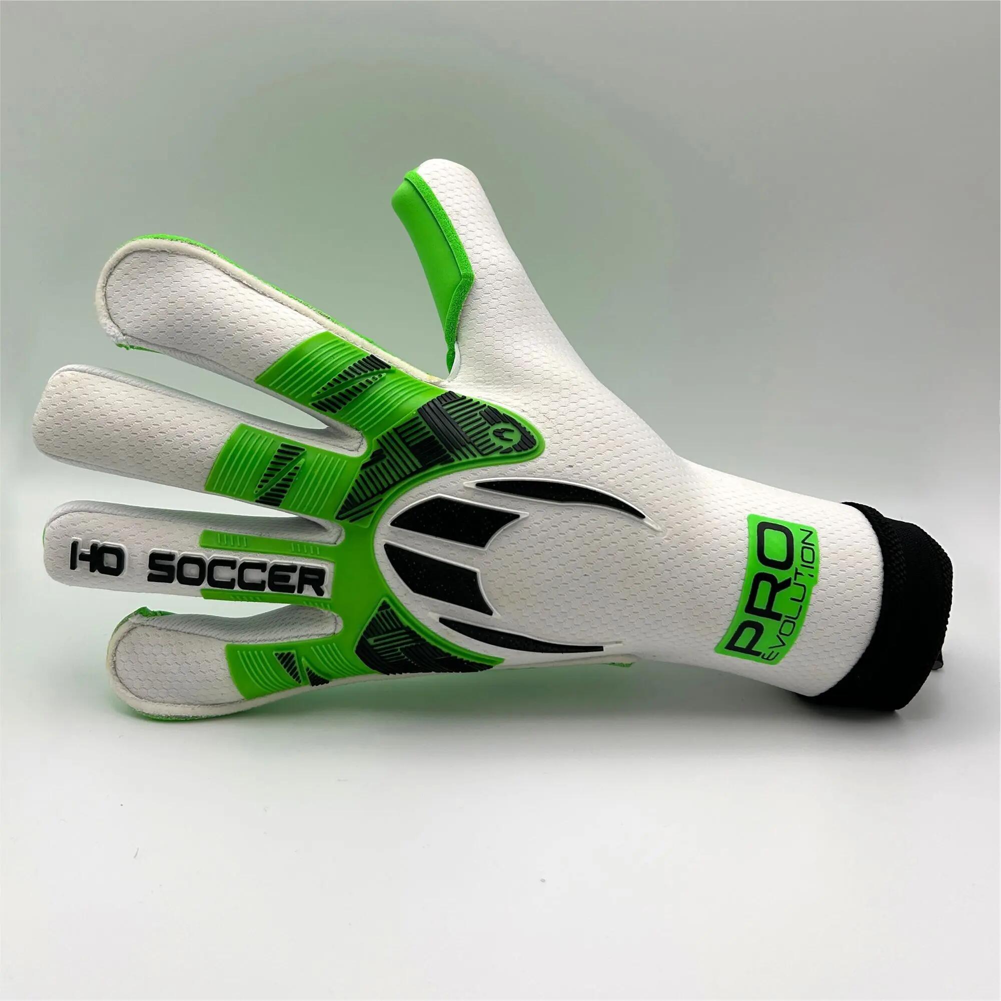 Guanti da portiere Ho Soccer per Adulti Pro Evolution Kontrol Green Team 3/4
