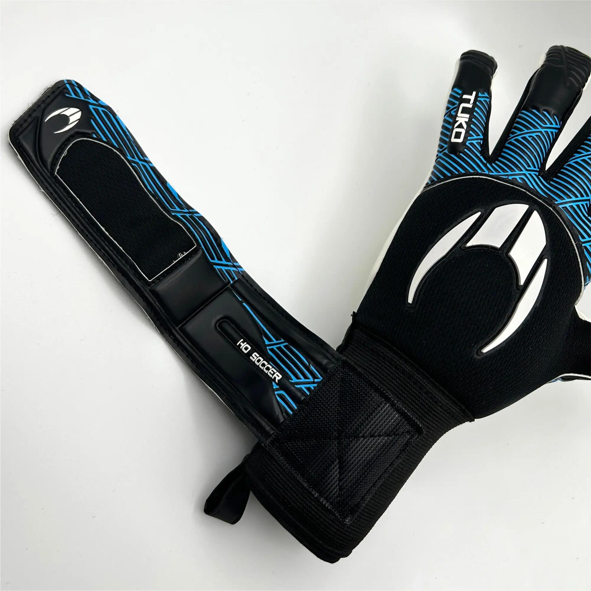 Guanti da portiere Ho Soccer per Adulti Tuko Prime Blue Team 3/4