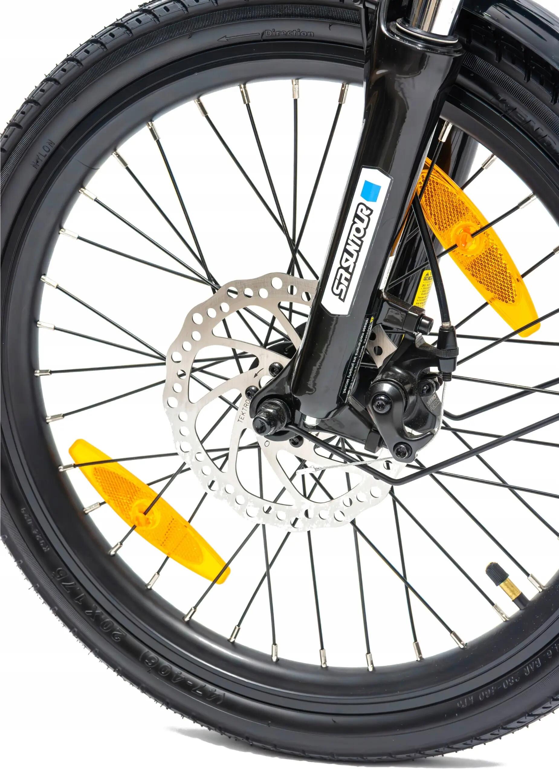 Rower elektryczny cargo 20" eCargo, 8 biegów 10/15