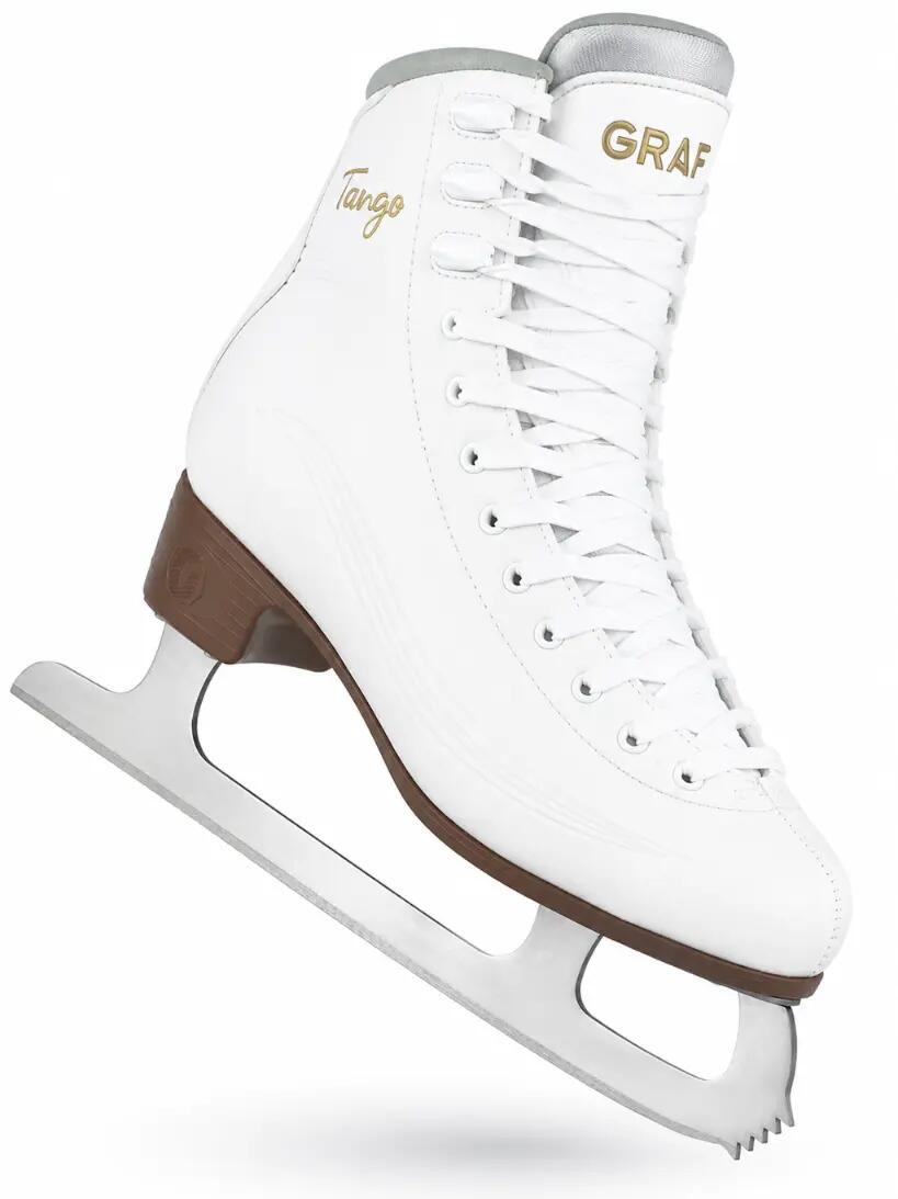 GRAF Tango V3 Damen Eiskunstlauf Schlittschuh Weiß Edelstahlkufe 39 5/7