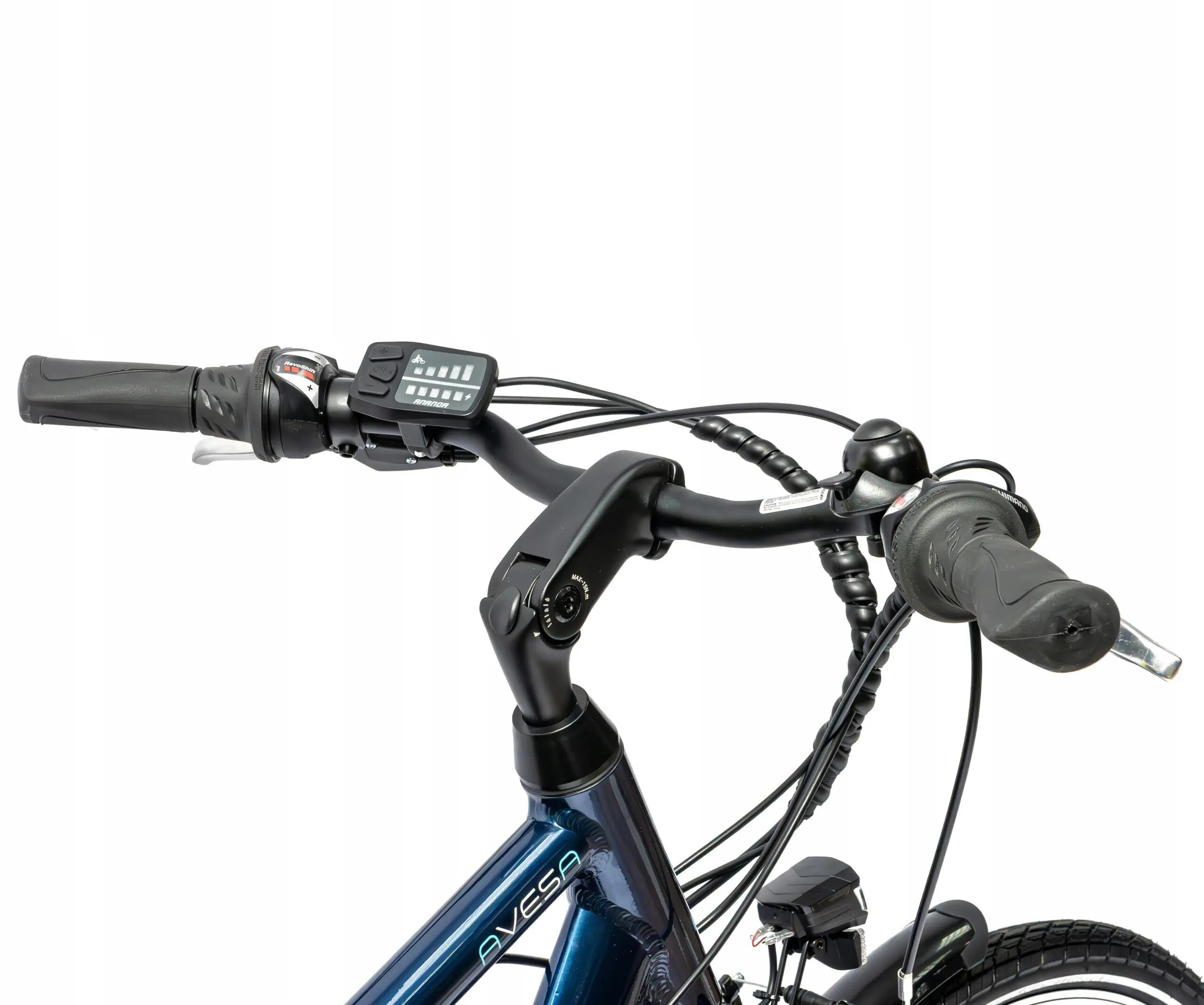 Rower elektryczny trekkingowy 28" Avesa, 21 biegów 8/13