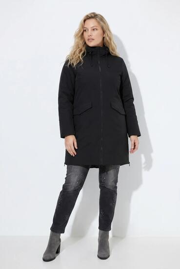 Femme Veste technique HYPRAR à capuche imperméable coupe évasée