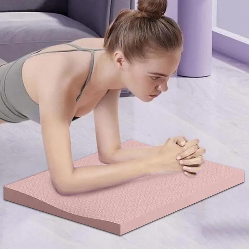 Tapis de fitness à genoux - Tapis d'équilibre - Tapis de planche - Rose 2/6