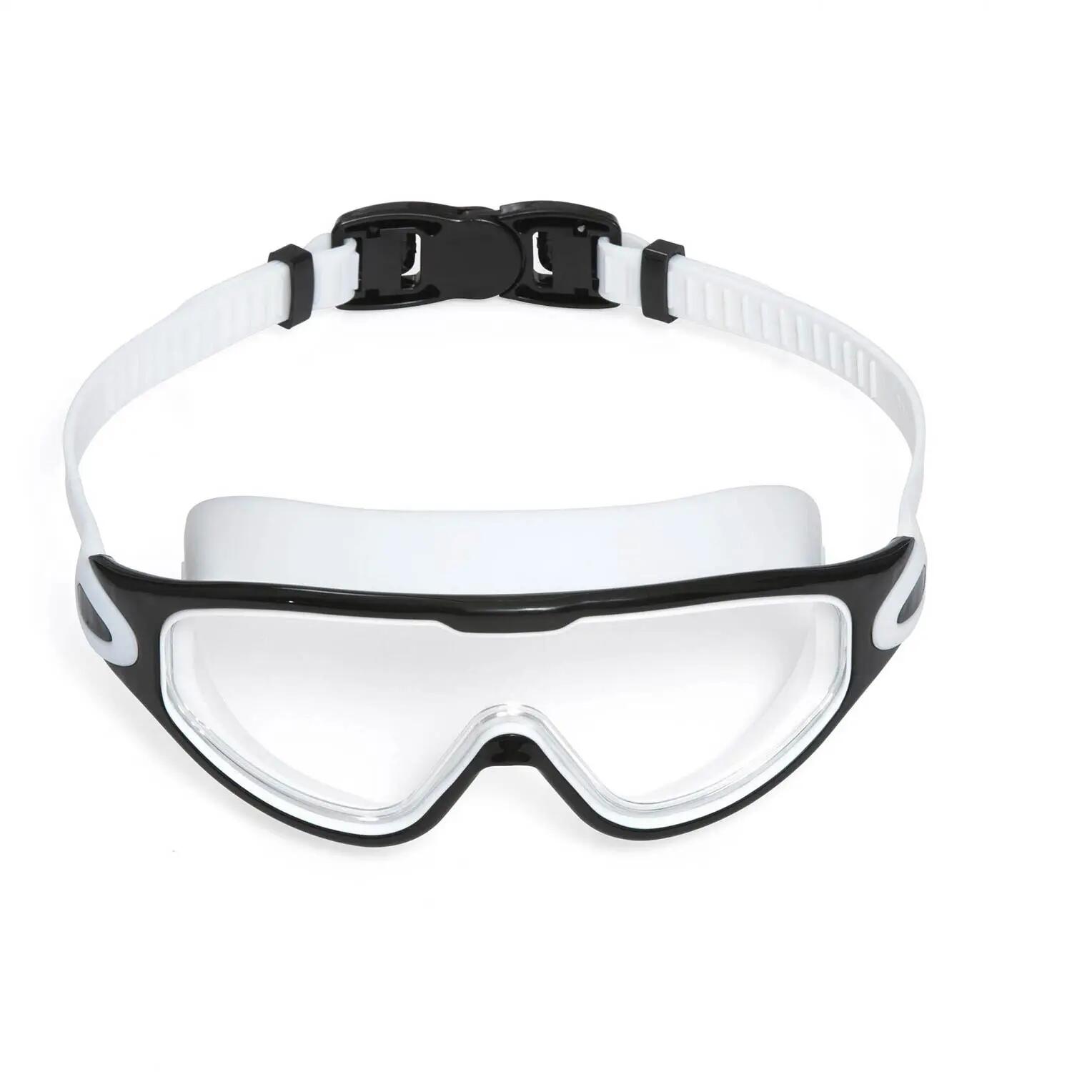 Okularki do pływania Bestway okulary Gogle na basen do wody biało-czarne 2/12