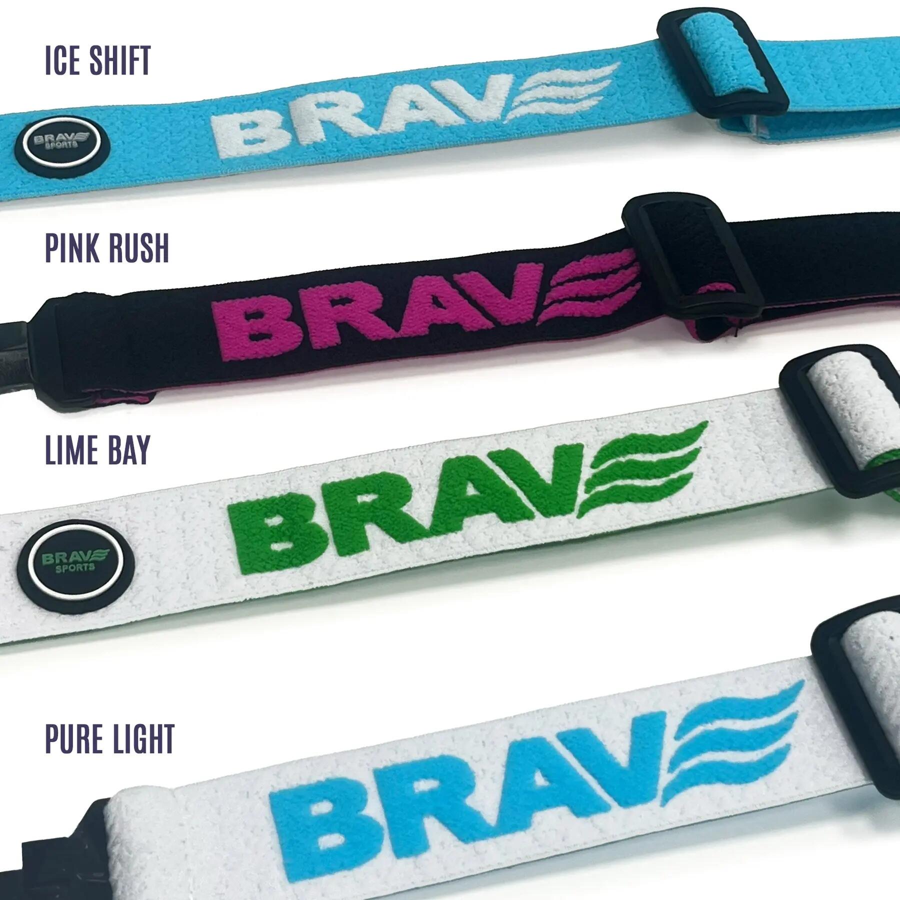 Gafas deportivas BRAVE RIFT Lime Bay polarizadas UV400 Cat. 3 6/7