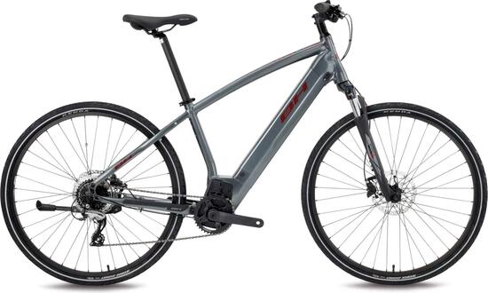 VTC Électrique BH Atom Cross Shimano Acera 8V 500 Wh 700 mm Gris Plata