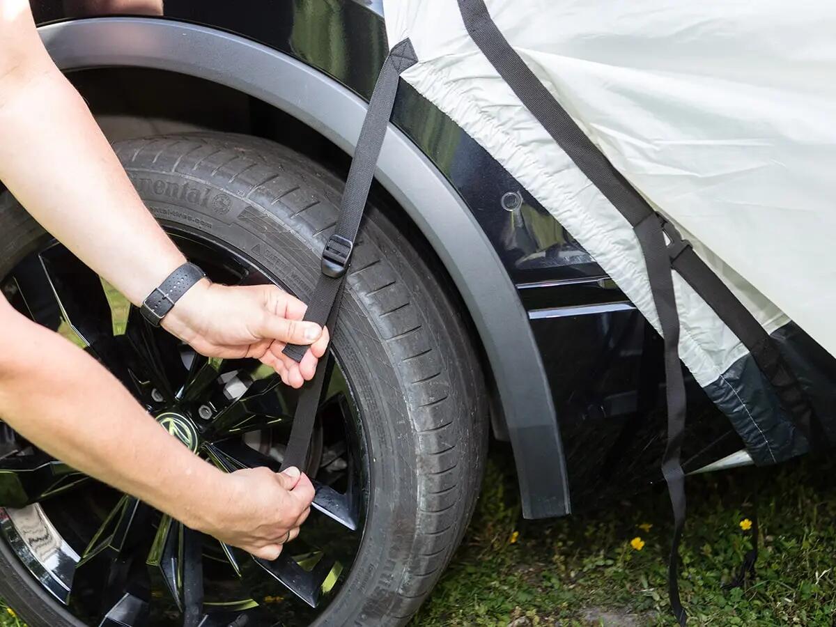 Gebraucht - Heckzelt Pitea XL Cross - Freistehendes Autozelt mit Schlafkabine 10/16