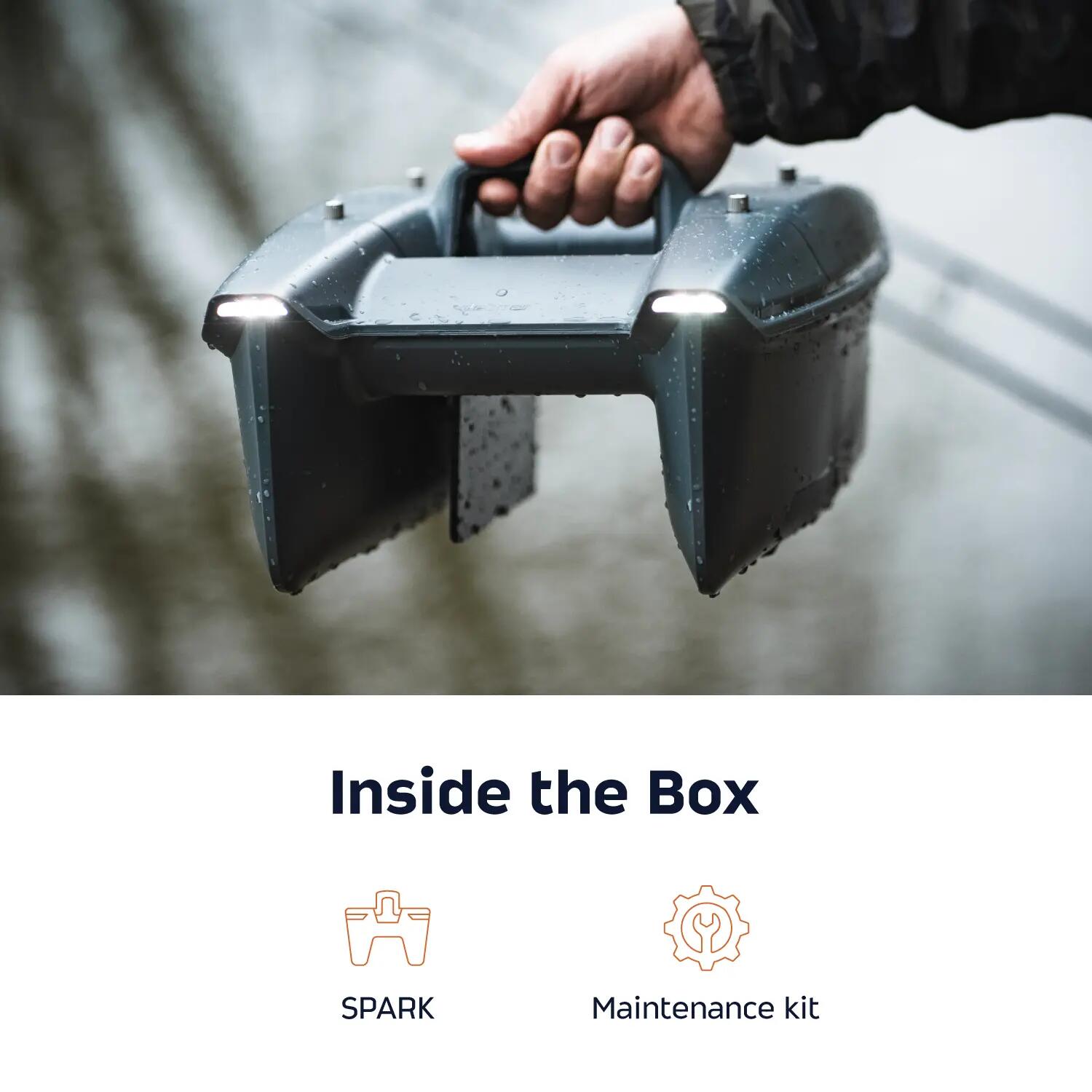Deeper SPARK Futterboot mit CHIRP-Sonar und GPS-Autopilot 5/6