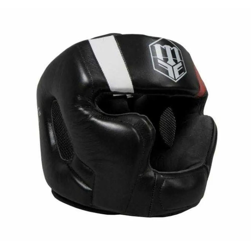 Pelle Logo Casco Da Box Masters Nero L 3/3
