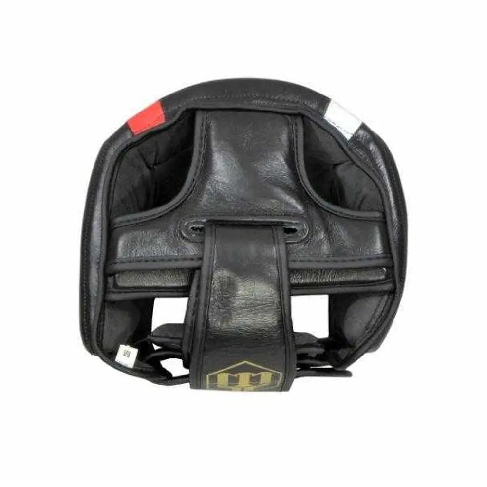 Pelle Logo Casco Da Box Masters Nero L 2/3