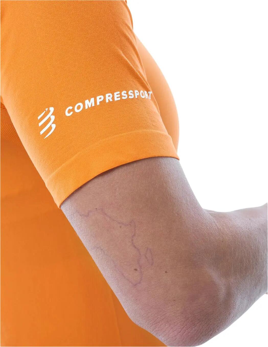 Compressport Trail Racing T-shirt voor dames, oranje 4/4