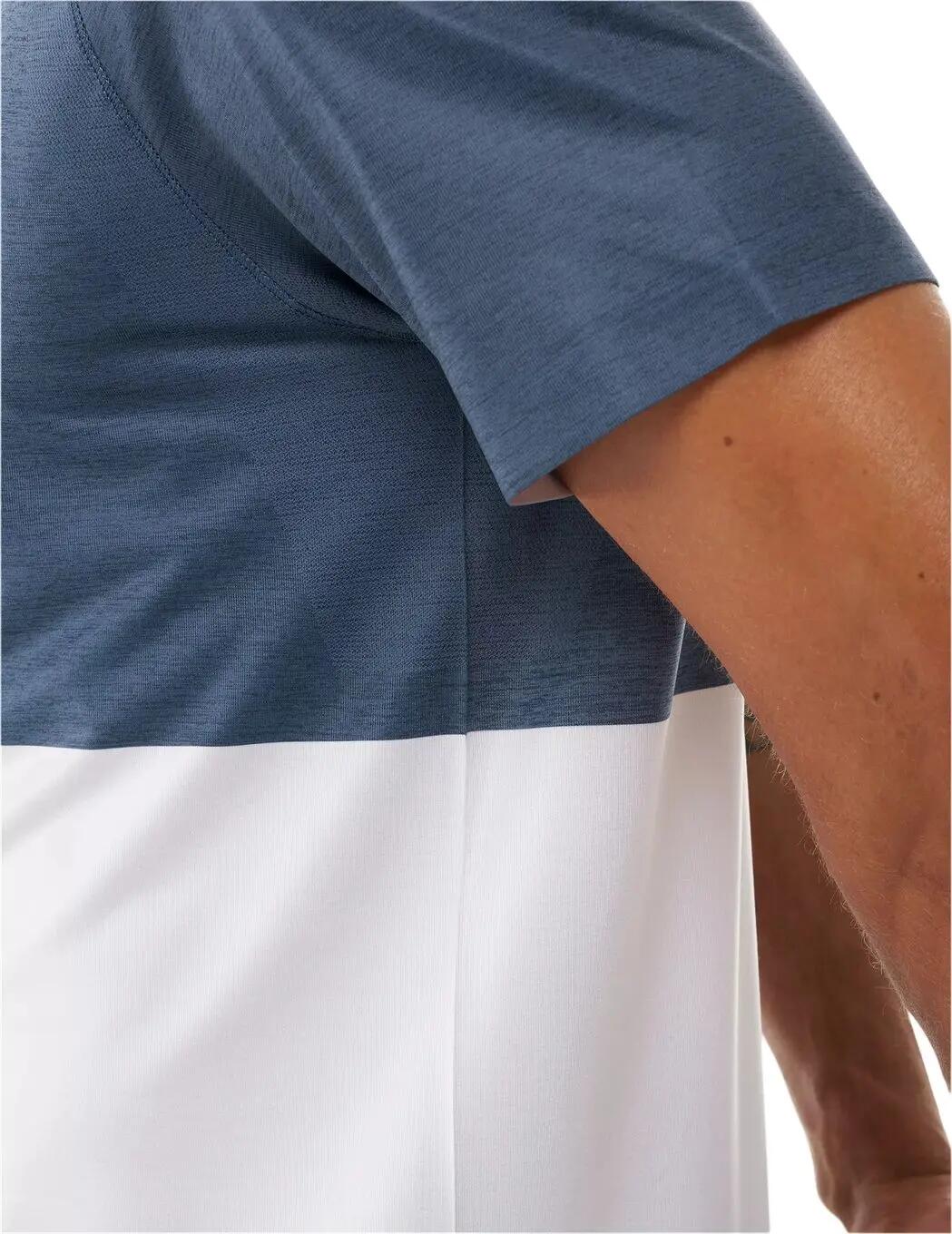 Compressport Performance hardloop-T-shirt, blauw/wit, heren 3/4