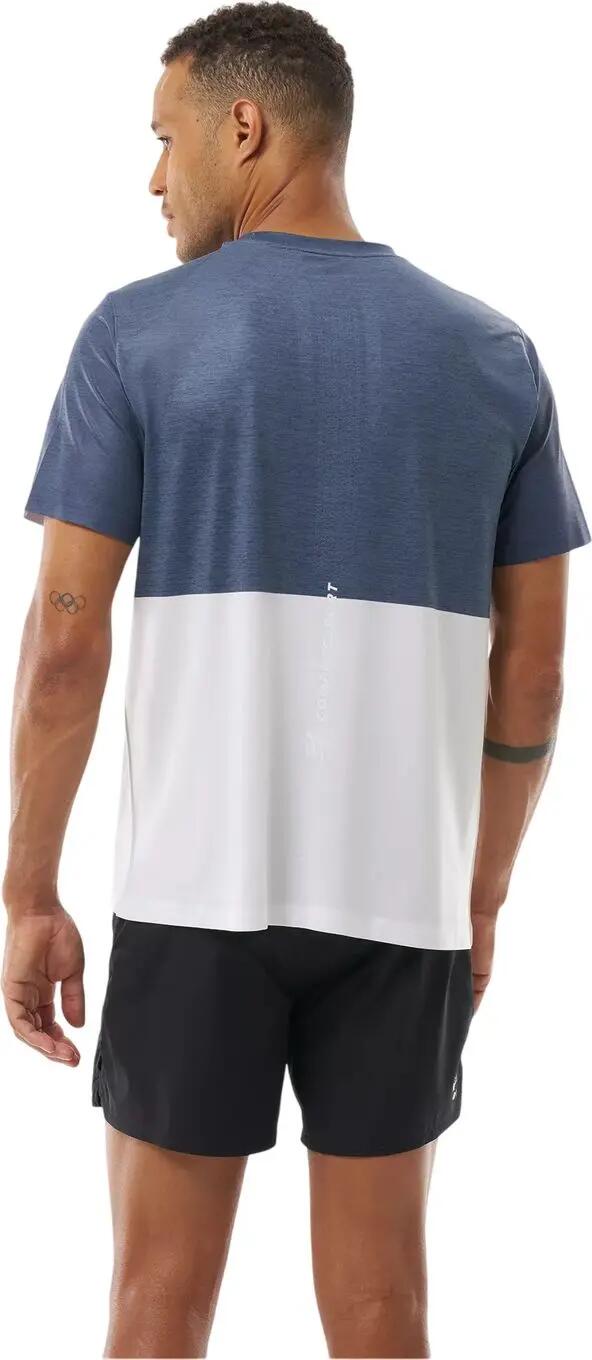 Compressport Performance hardloop-T-shirt, blauw/wit, heren 2/4