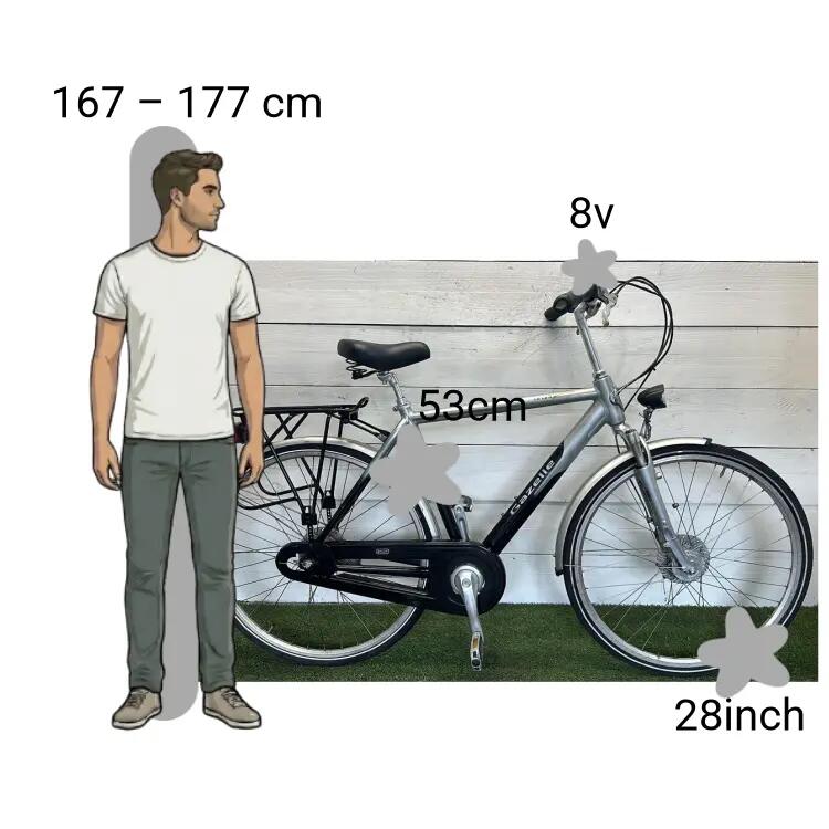 Bicicletta usata Gazelle Orange 2/4