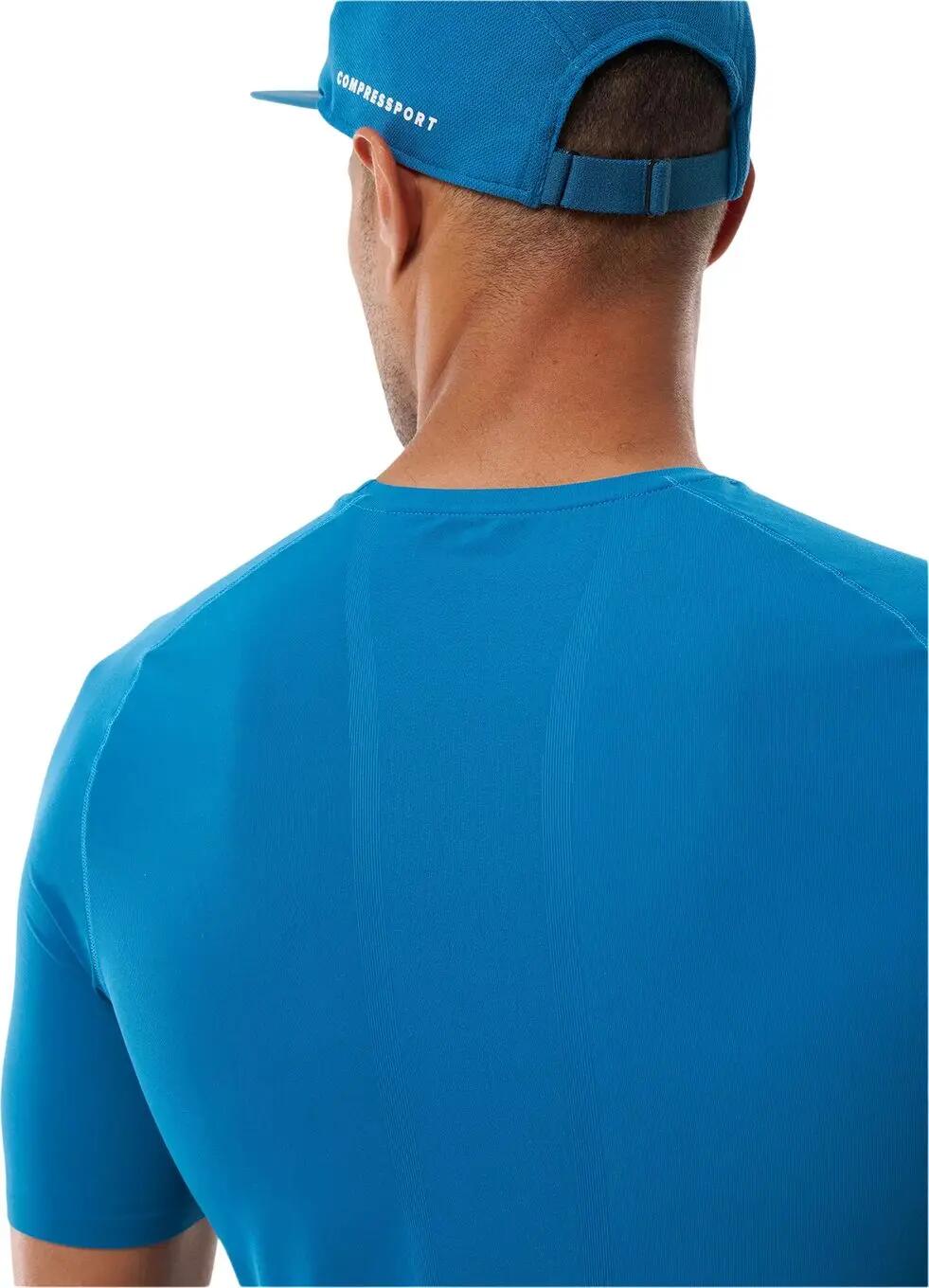 Compressport Trail Racing T-shirt, blauw, heren 4/4