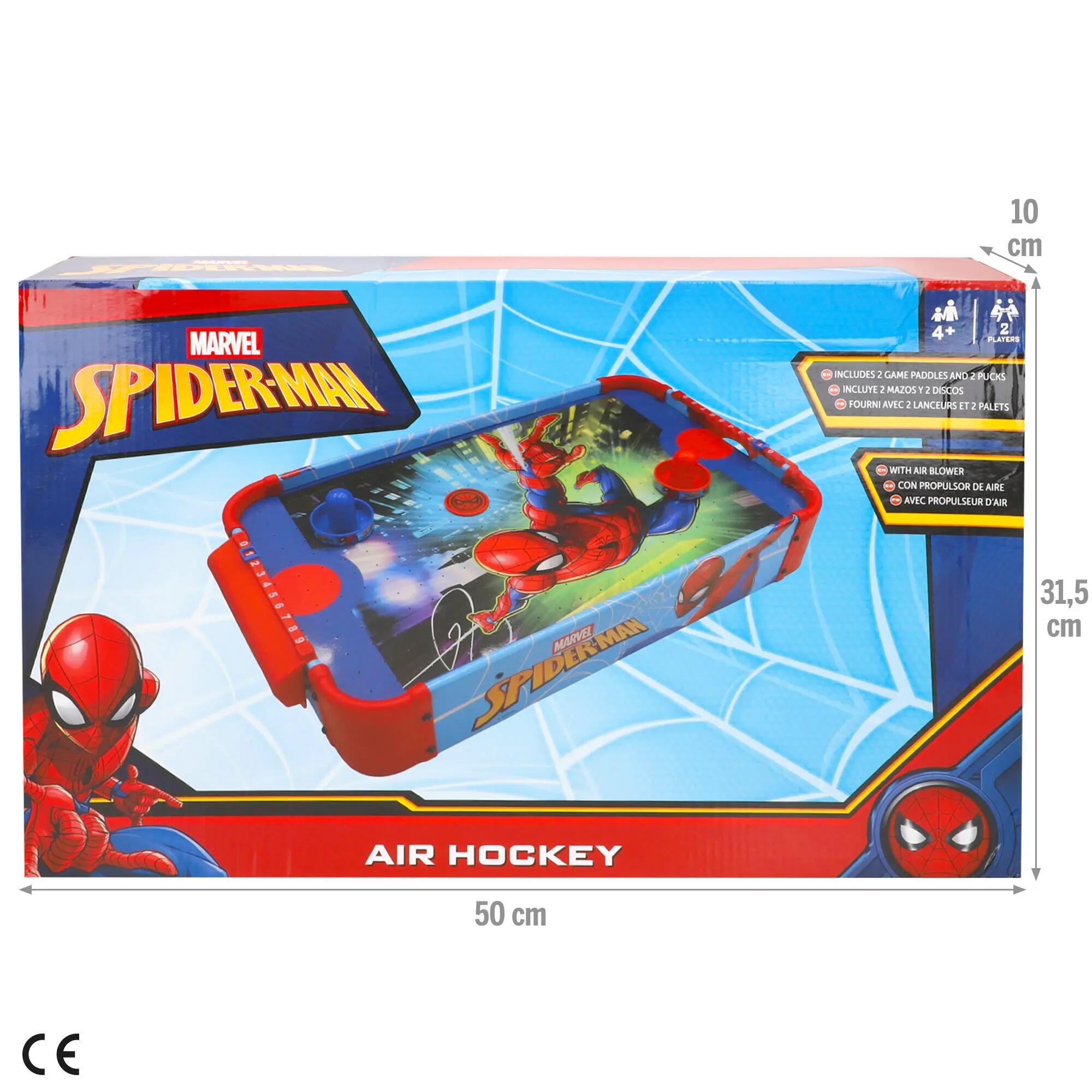 Spiderman Mesa de Air Hockey 53x31x9 cm 7/7