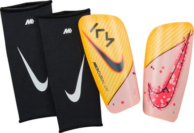 Scheenbeschermer - voetbal - volwassenen - mercurial lite - ergonomisch - geel