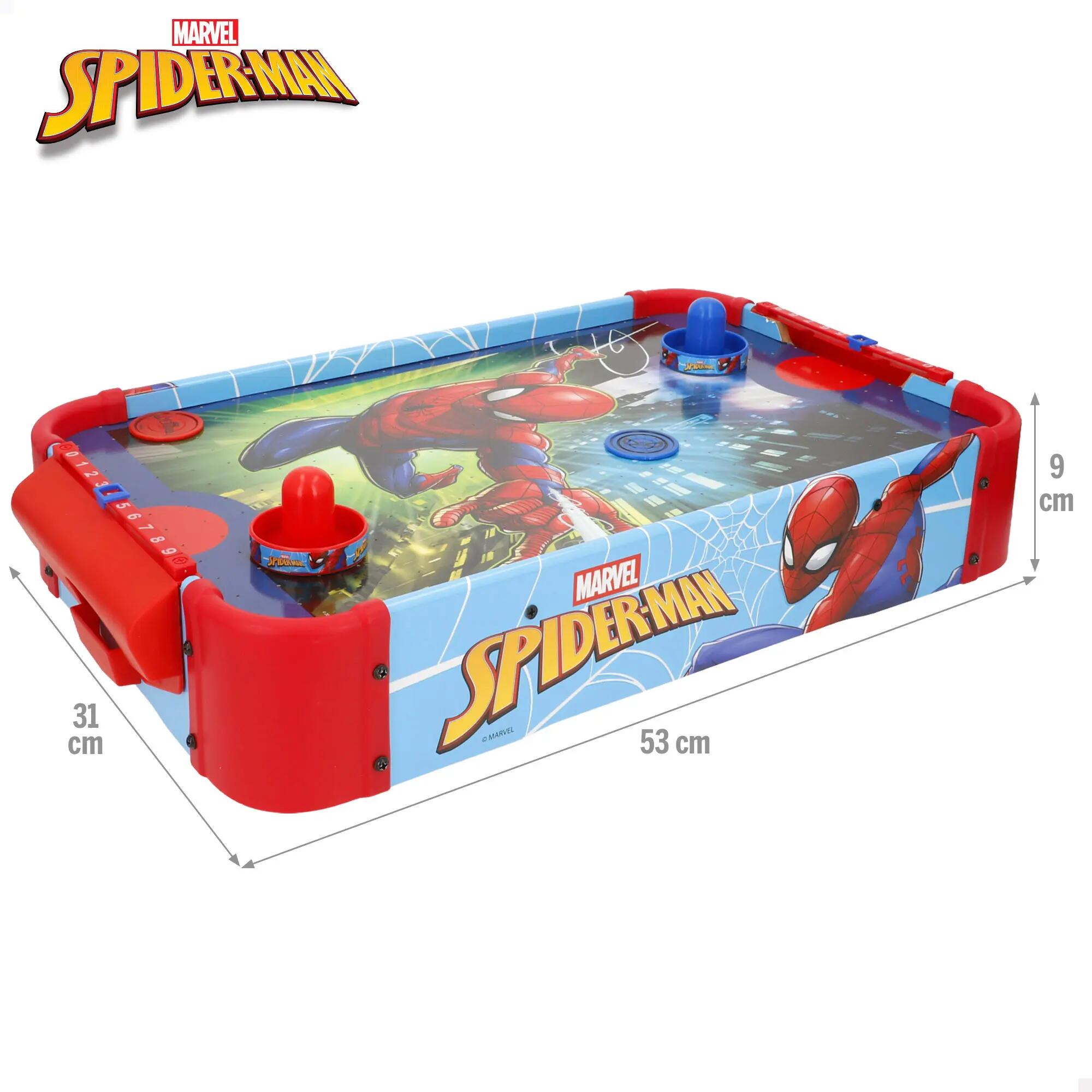 Spiderman Mesa de Air Hockey 53x31x9 cm 4/7