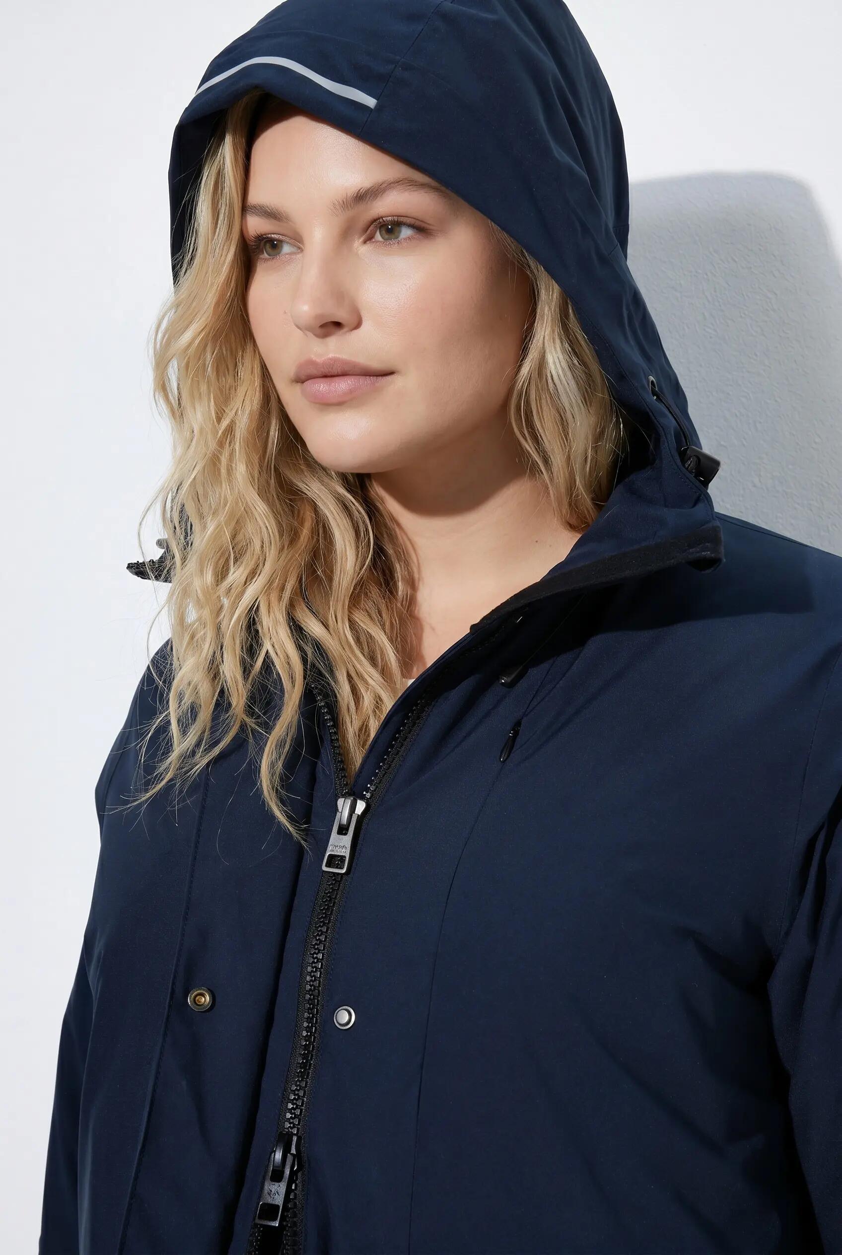 Damen HYPRAR Funktionsjacke Kapuze A-Linie wasserdicht 5/7