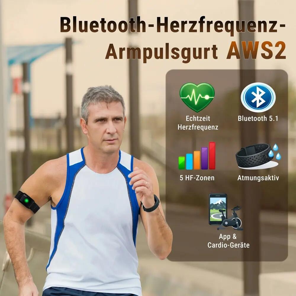 Armpulsgurt mit Bluetooth AWS2 3/5