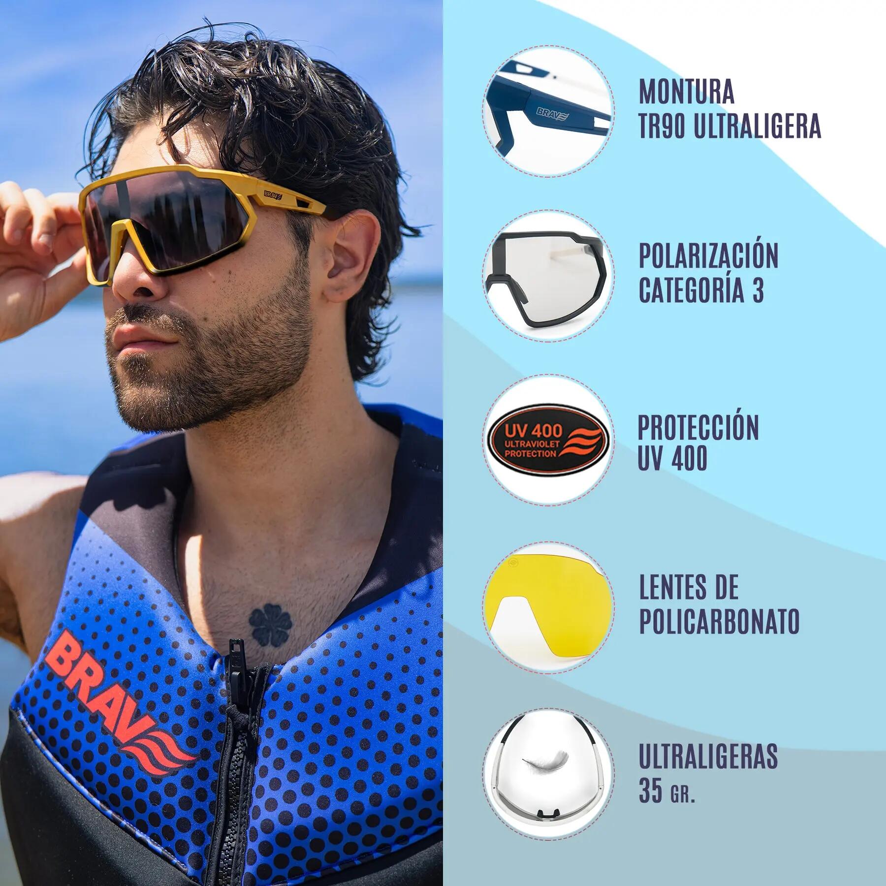 Gafas deportivas BRAVE PULSE Sun Track fotocromáticas y polarizadas UV400 6/7