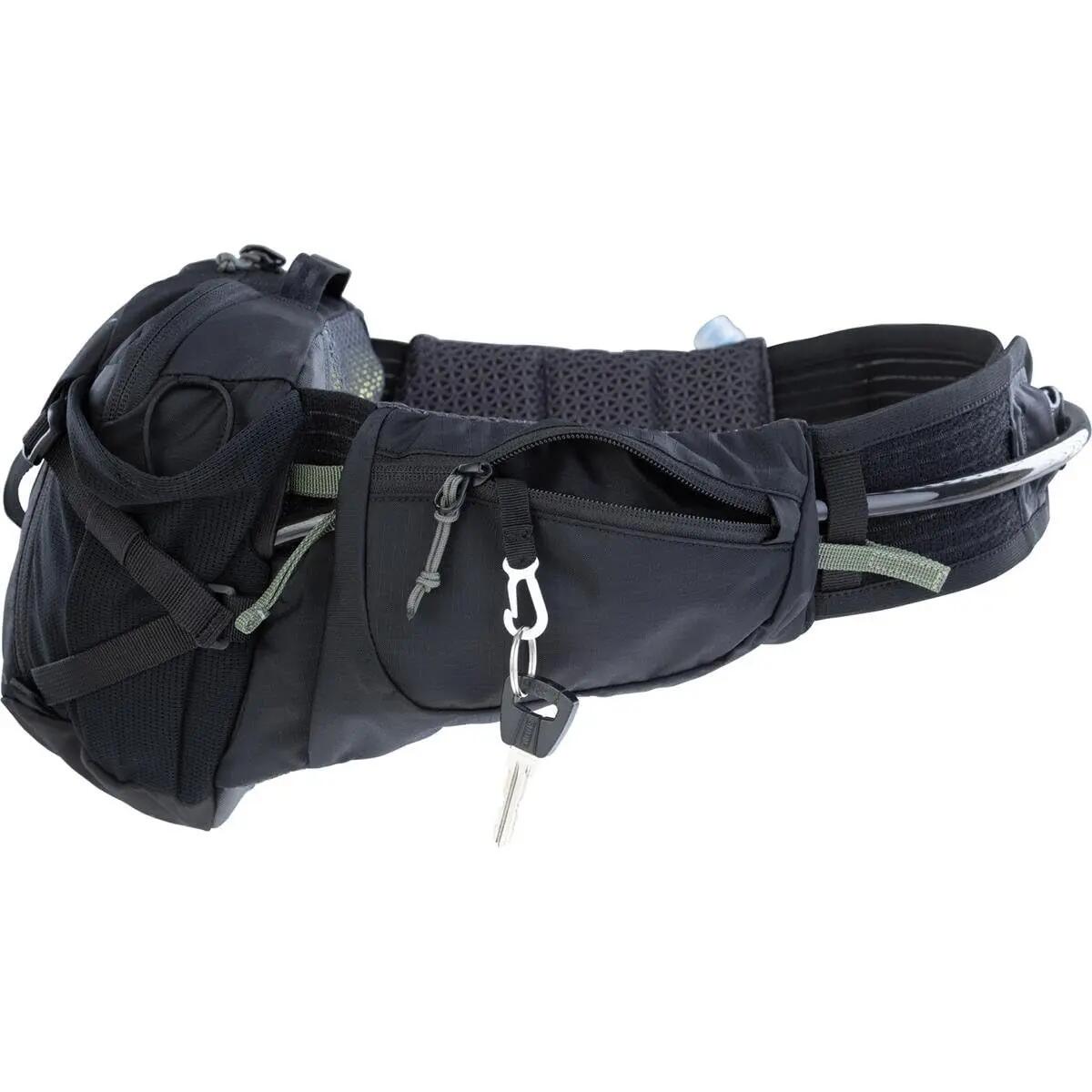 Ceinture Banane VTT Evoc Pro 3 Noir + Poche à Eau 1.5L 6/7