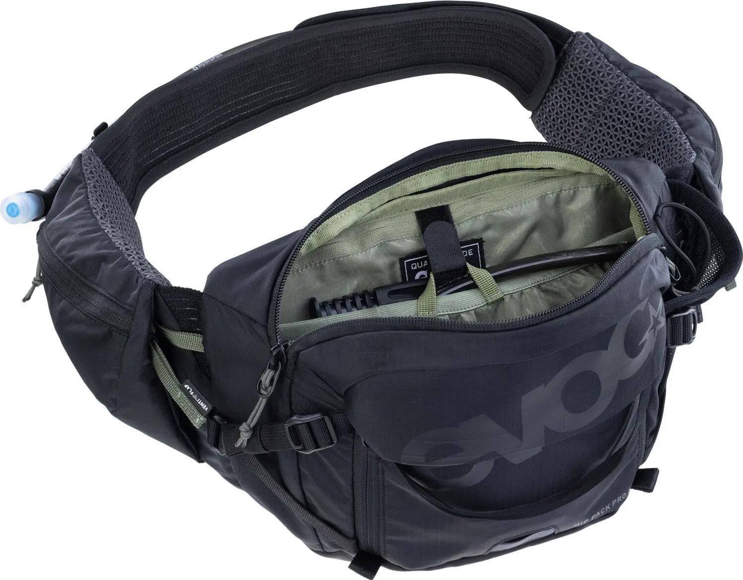 Ceinture Banane VTT Evoc Pro 3 Noir + Poche à Eau 1.5L 5/7