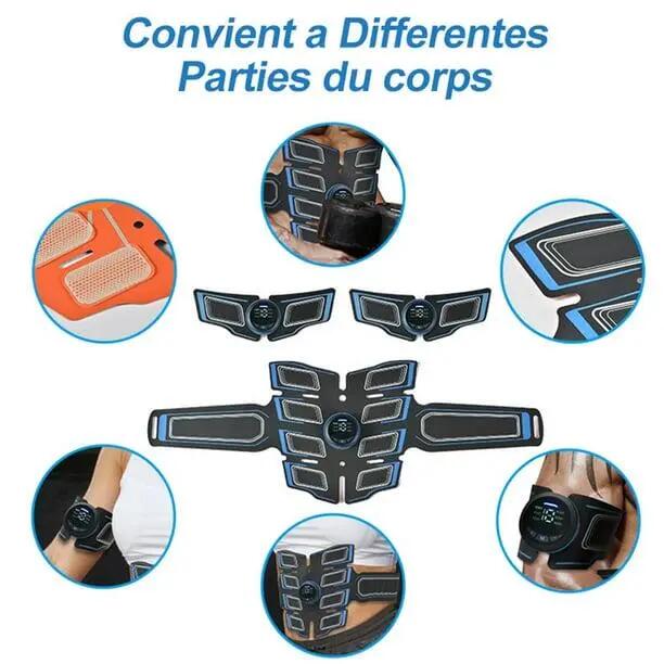 Appareil de stimulation abdominale, ceinture de tonification musculaire 8/8
