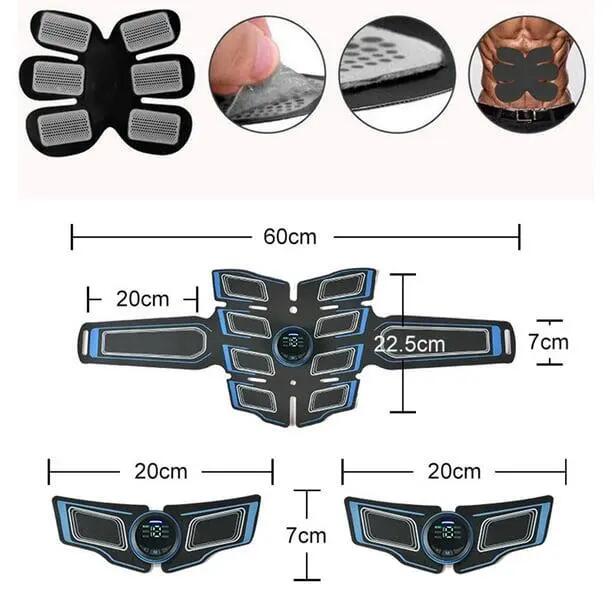 Appareil de stimulation abdominale, ceinture de tonification musculaire 4/8