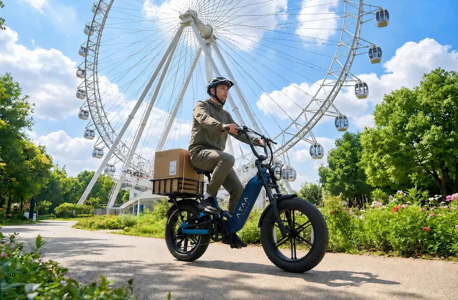 Vélo Électrique Tout Chemin ATAA Bikes Vortex 150 Km D'Autonomie 8/15