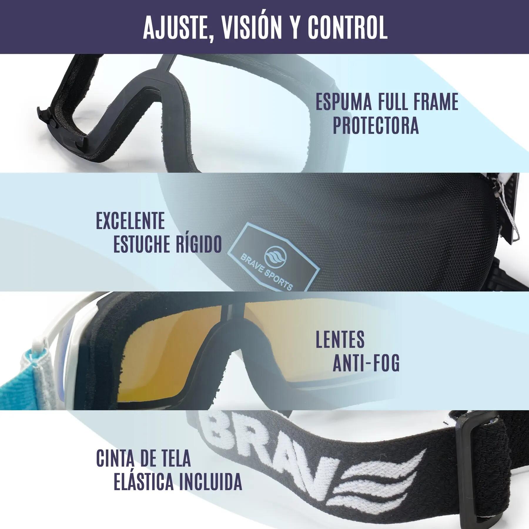 Gafas deportivas BRAVE BREEZE Ice Vision polarizadas UV400 Cat. 3 5/5