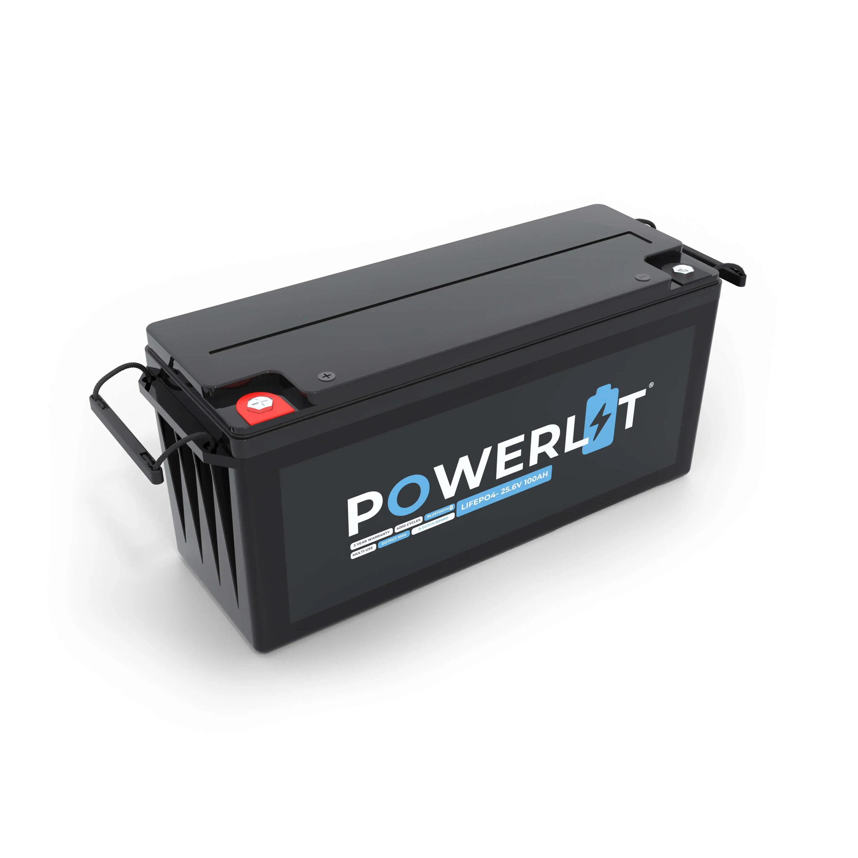 Powerlit PWL24100B – Batteria LiFePO4 24V 100Ah con BMS & Bluetooth 3/4