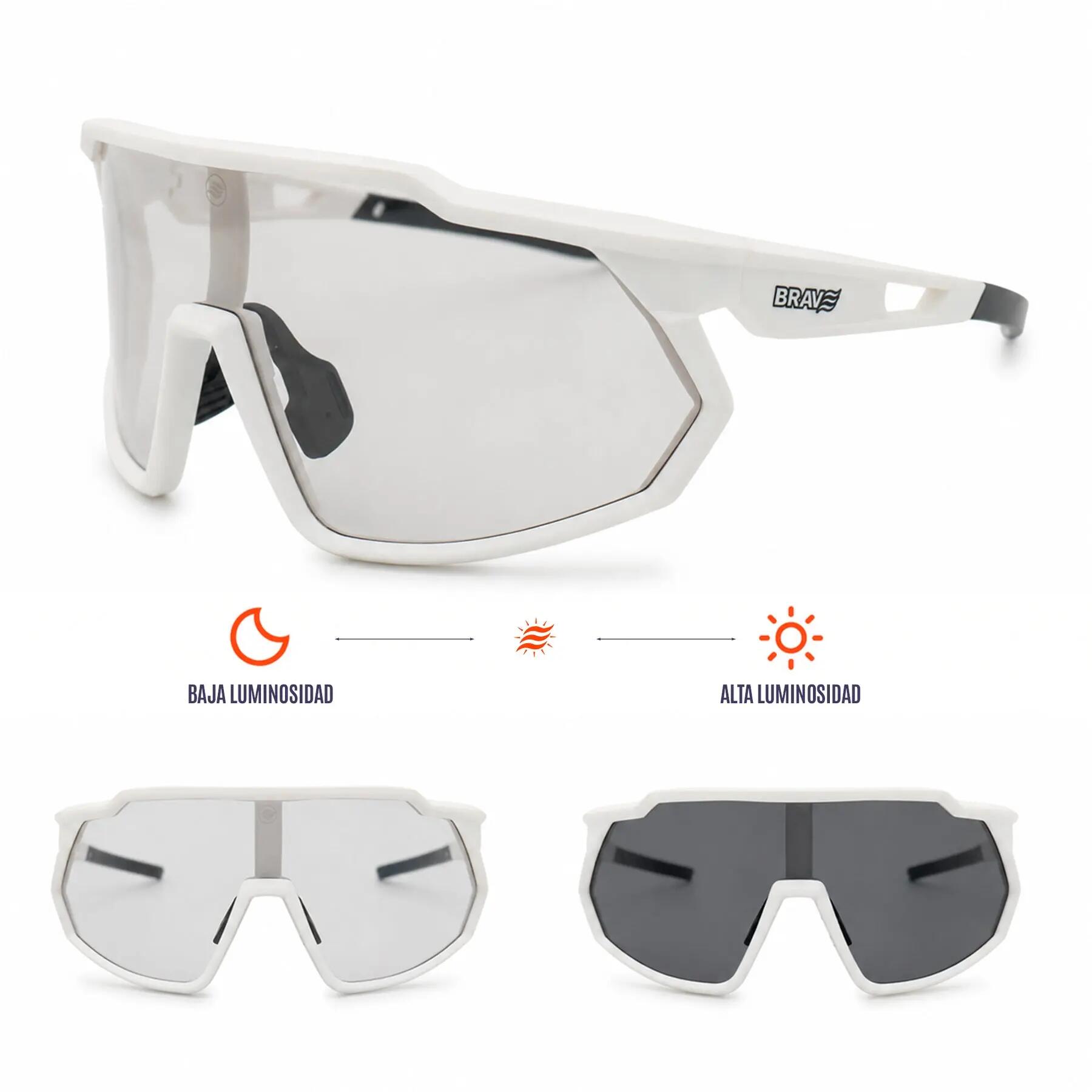 Gafas deportivas BRAVE PULSE Clear Move fotocromáticas y polarizadas UV400 2/7