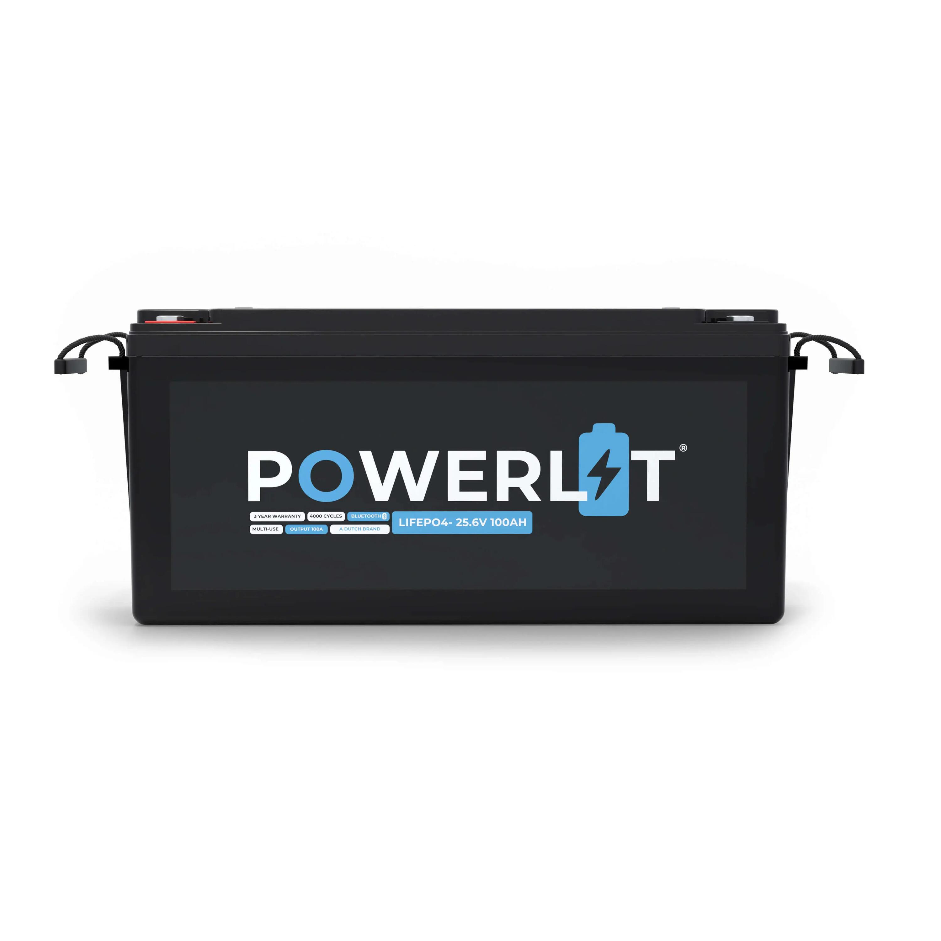 Powerlit PWL24100B – Batteria LiFePO4 24V 100Ah con BMS & Bluetooth 2/4