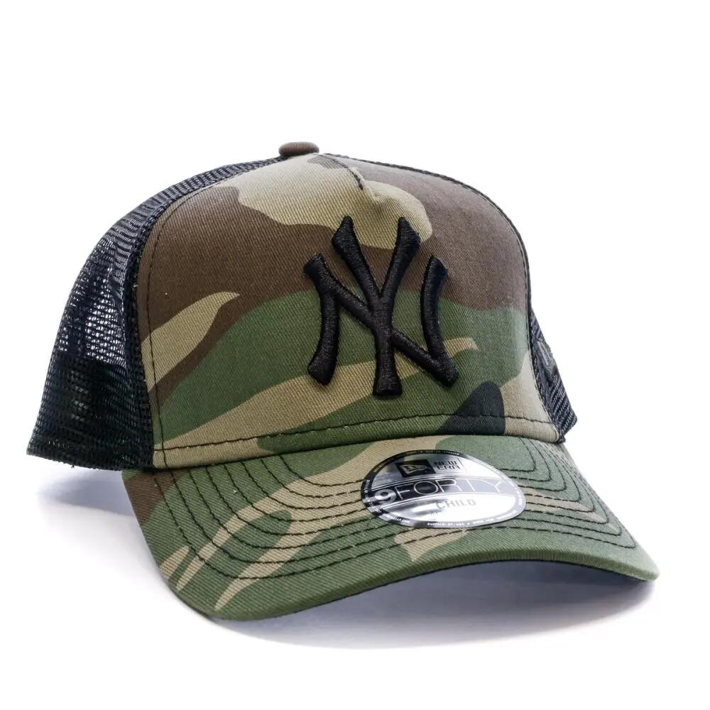 Cappellino Camouflage New Era Yankees da Ragazzo 3/4