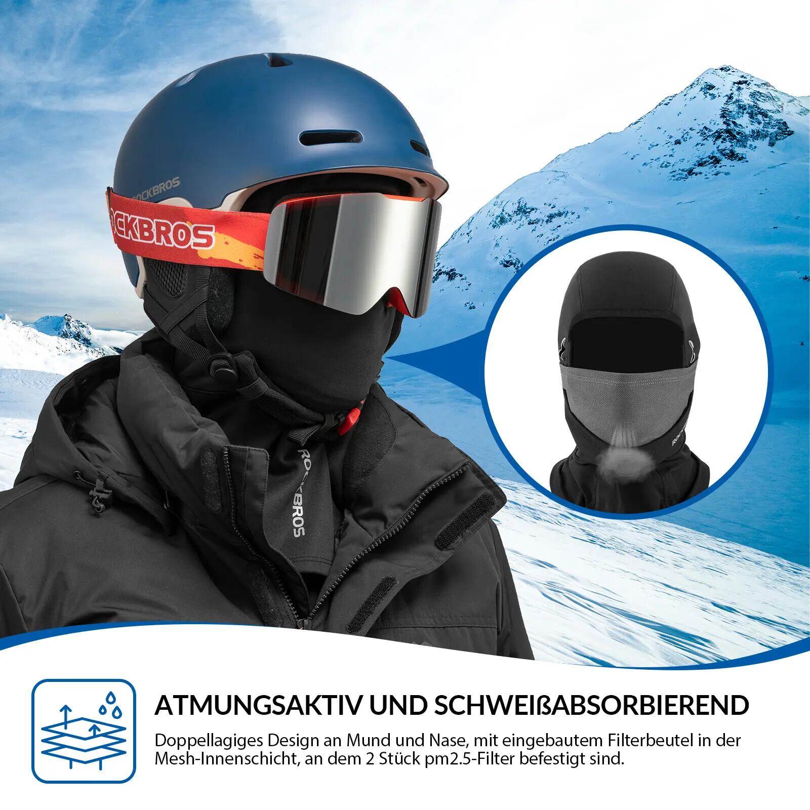 Cagoule de ski avec filtre PM2.5 2/5