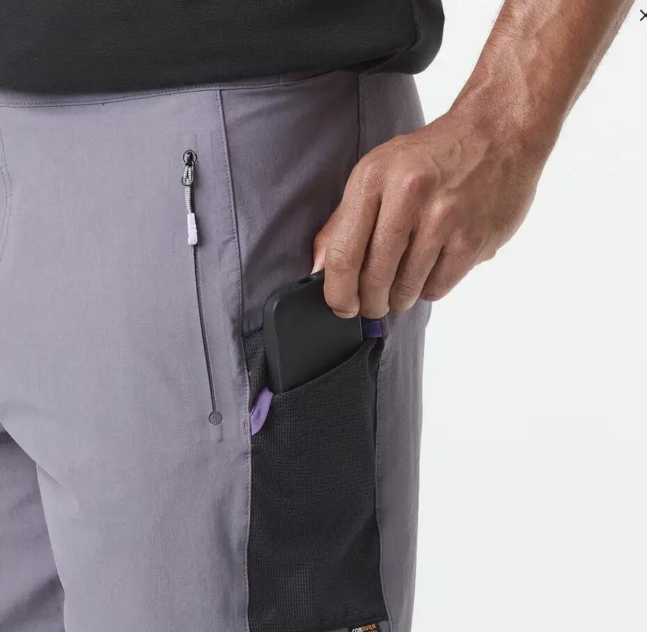 Short - Randonnée - Homme - Stretch léger, résistant - Shooner - Violet 4/5