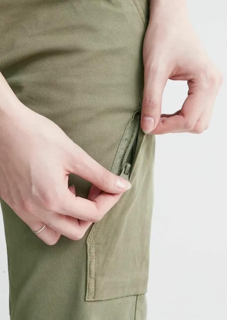 Pantalon femme hybride déperlant tencel - vert 5/5