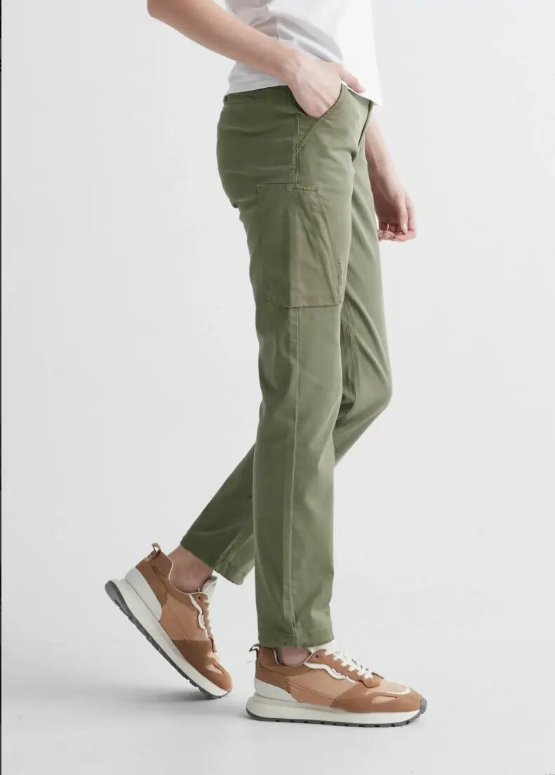 Pantalon femme hybride déperlant tencel - vert 2/5