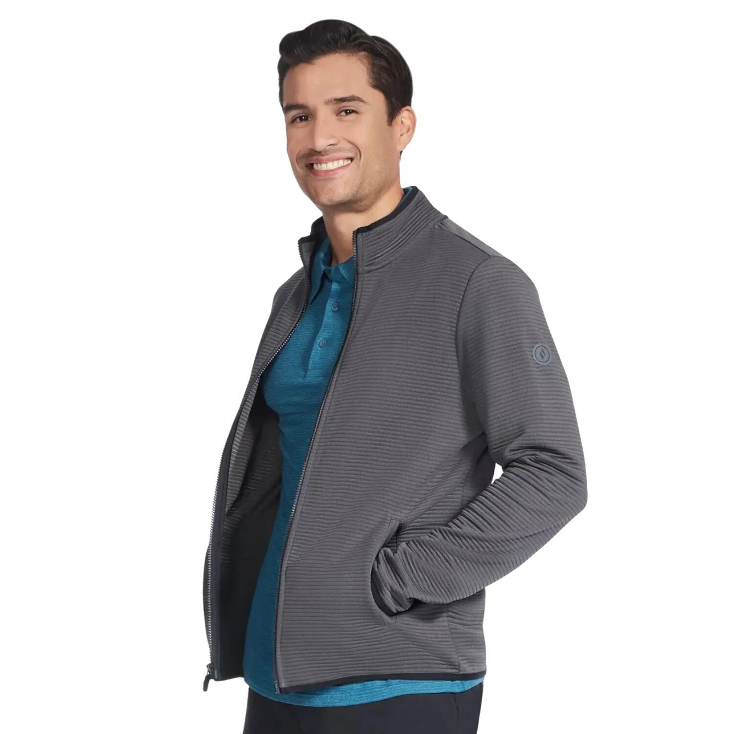 Bluza dresowa sportowa męska The Hoodless Hoodie Ottoman Jacket 3/4