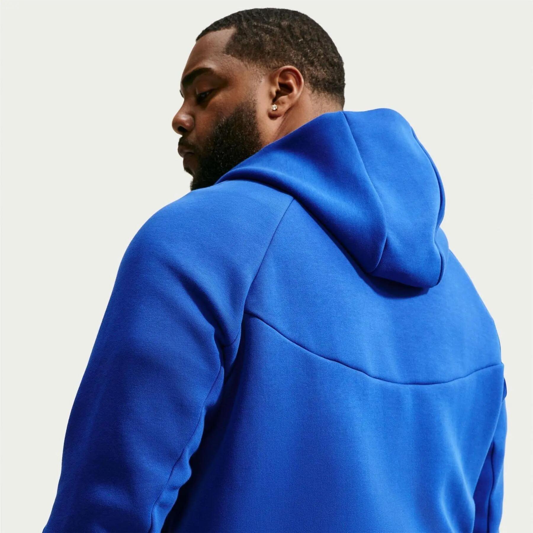 Tech Felpa Con Cappuccio E Zip Intera Chevron Uomo Nike Retro Reale 5/5