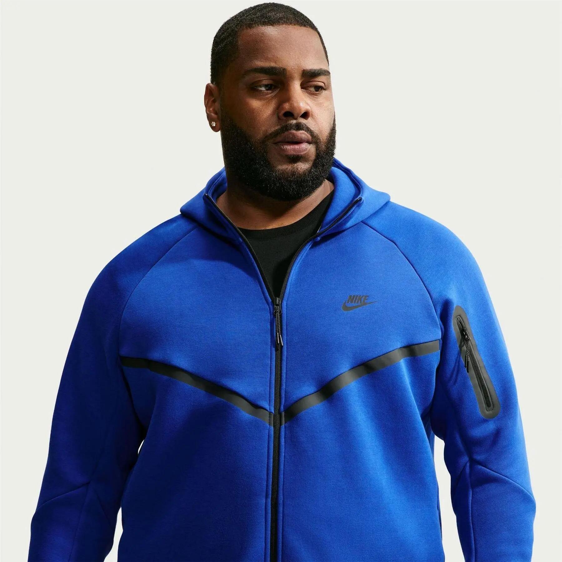 Tech Felpa Con Cappuccio E Zip Intera Chevron Uomo Nike Retro Reale 4/5