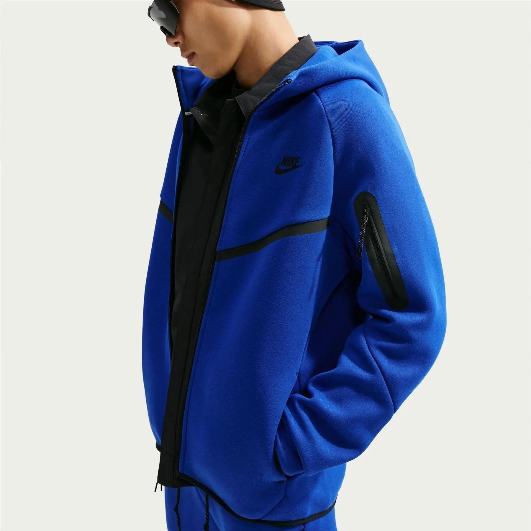Tech Felpa Con Cappuccio E Zip Intera Chevron Uomo Nike Retro Reale 3/5