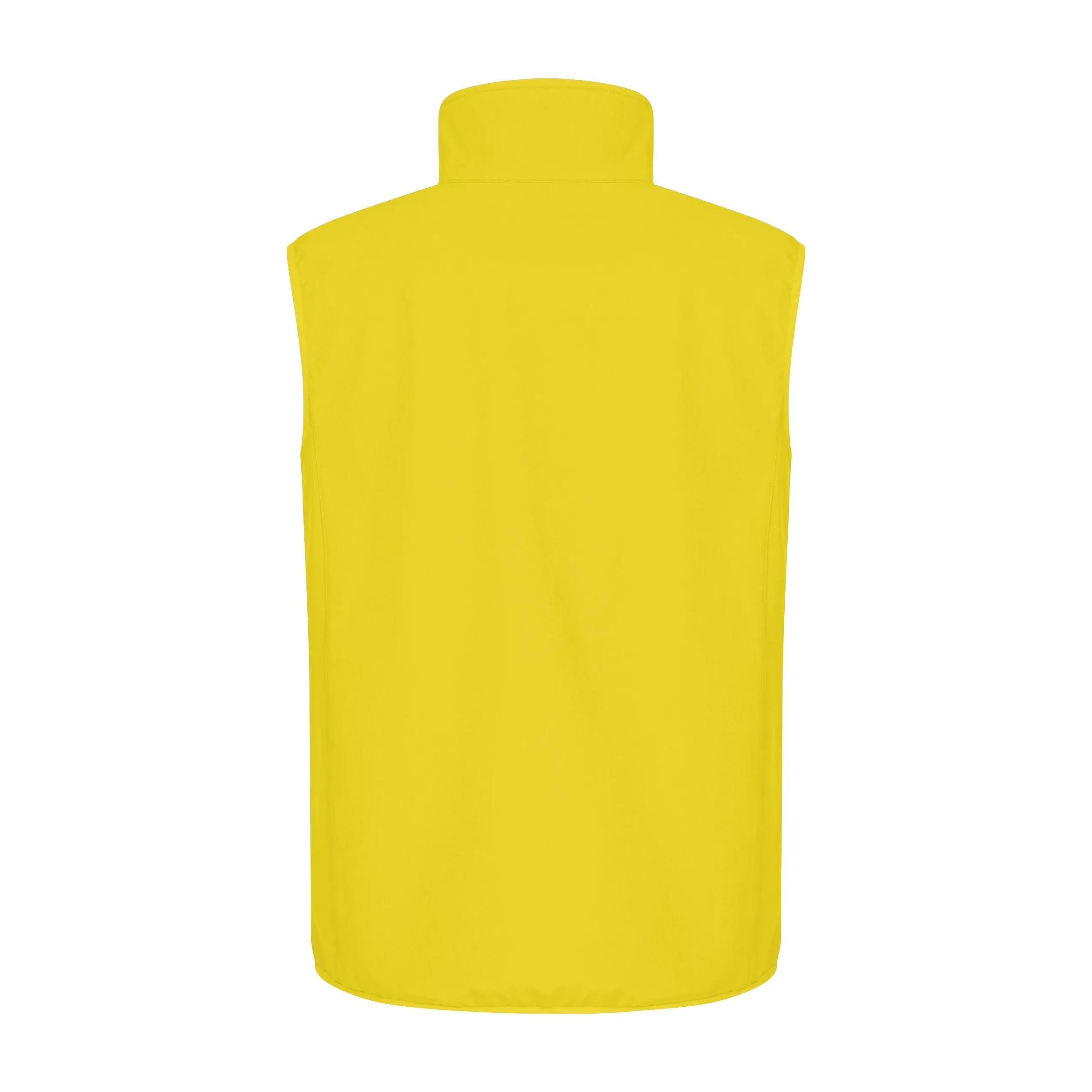 Mens Classic Soft Shell Jacket (Lemon) 5/5