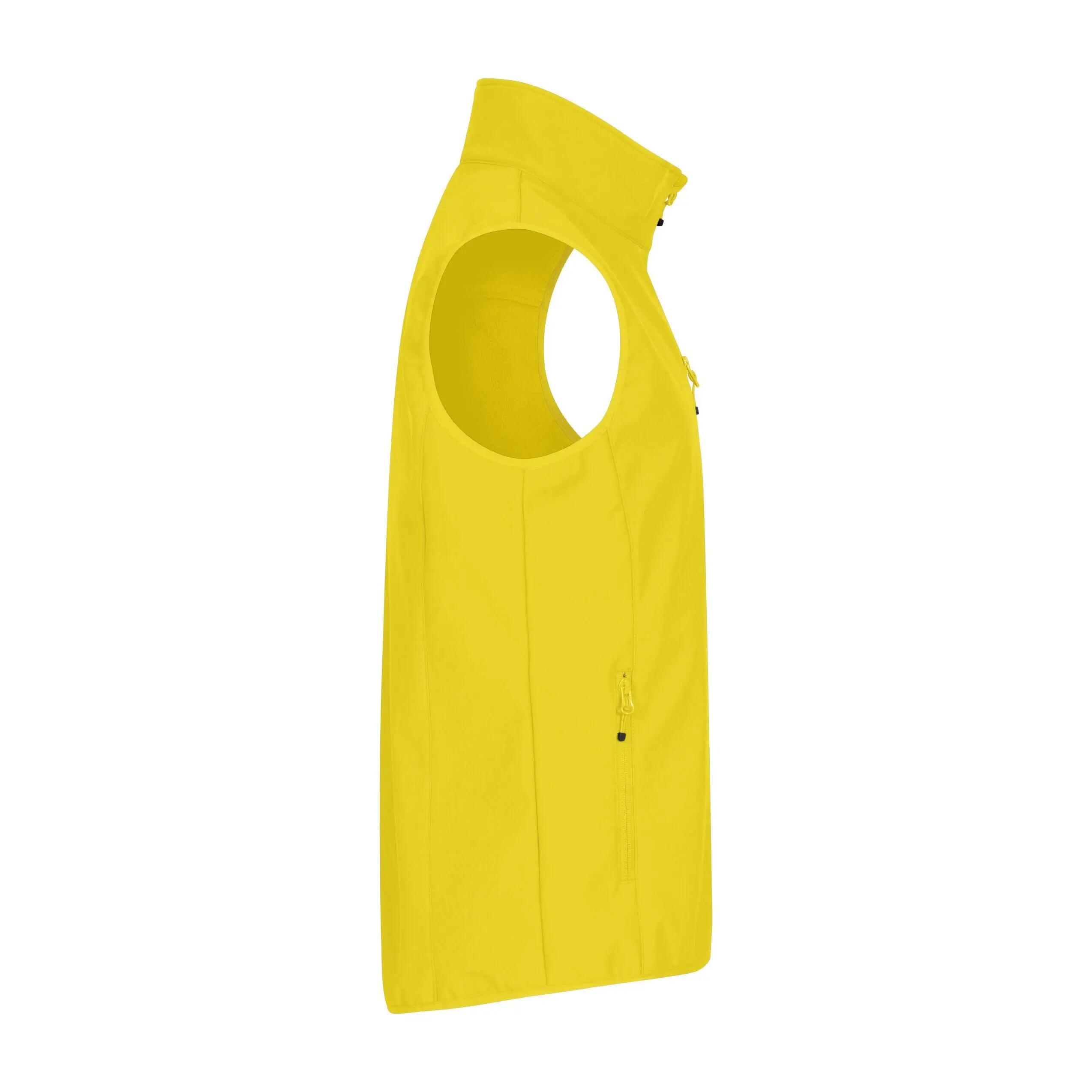 Mens Classic Soft Shell Jacket (Lemon) 4/5