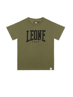 T-shirt da bambino a manica corta con logo grande Leone 1947 Basic