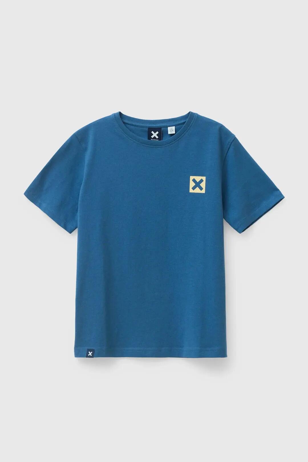 Camiseta Kids Blue Banana de 100% Algodón Orgánico Nature Indigo Blue 4/4