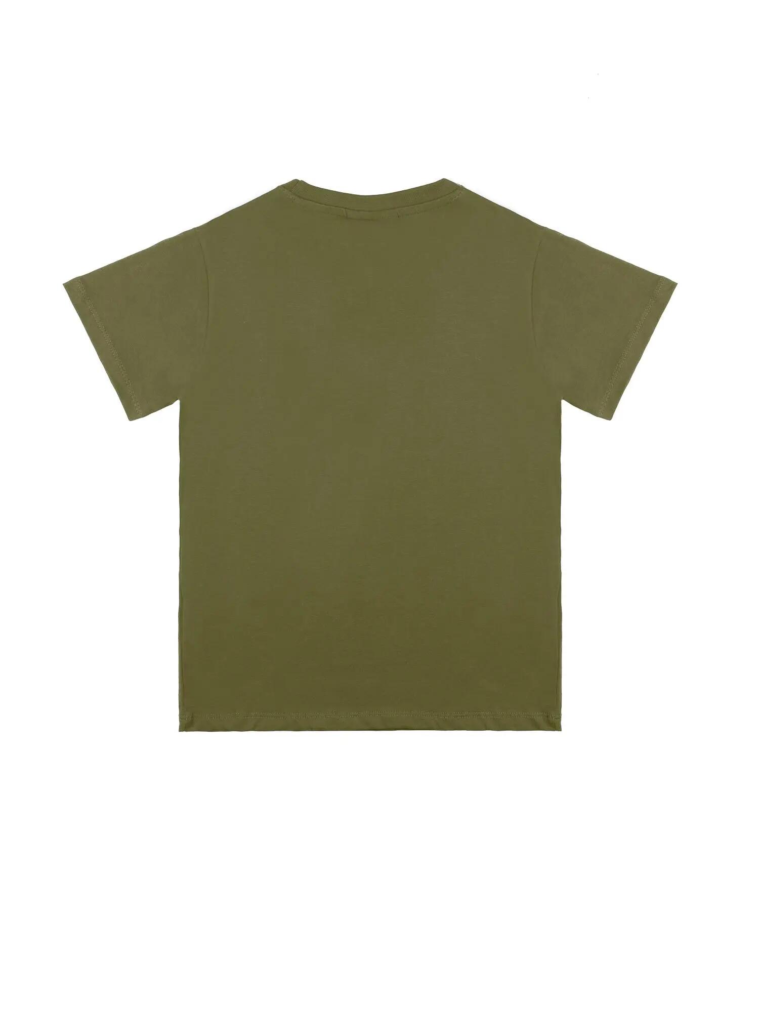 T-shirt da bambino a manica corta con logo grande Leone 1947 Basic 2/2