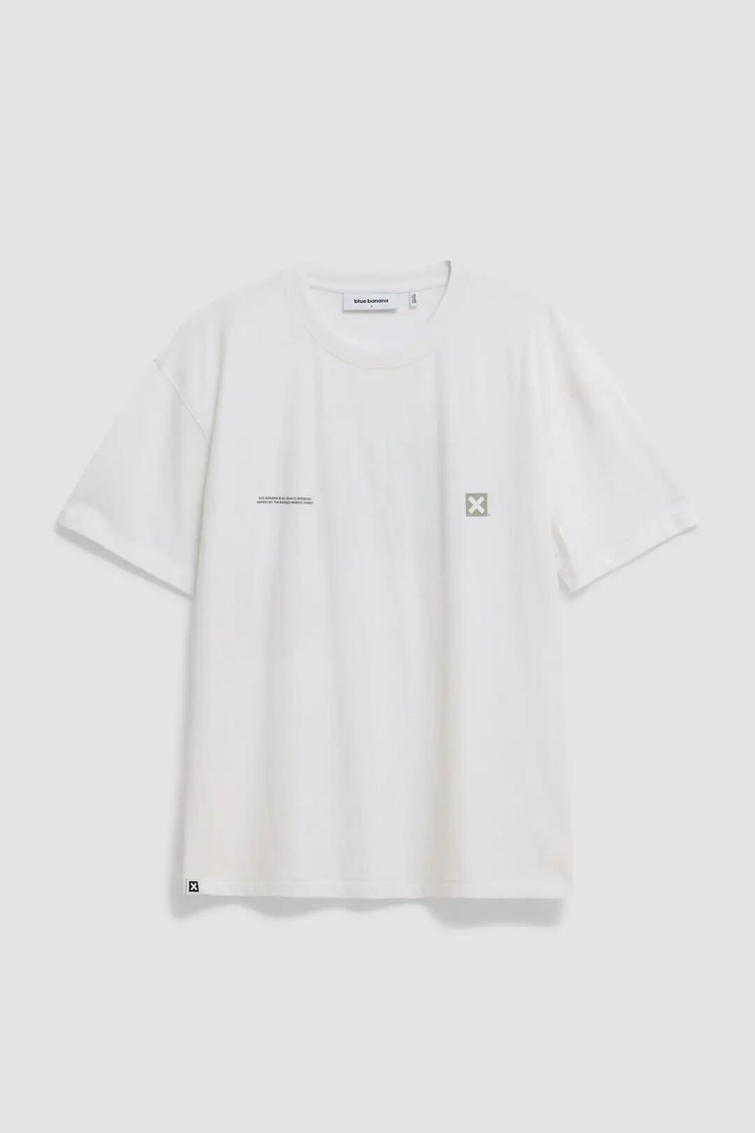 Camiseta Blue Banana de 100% Algodón Orgánico Pike Blanca 7/7